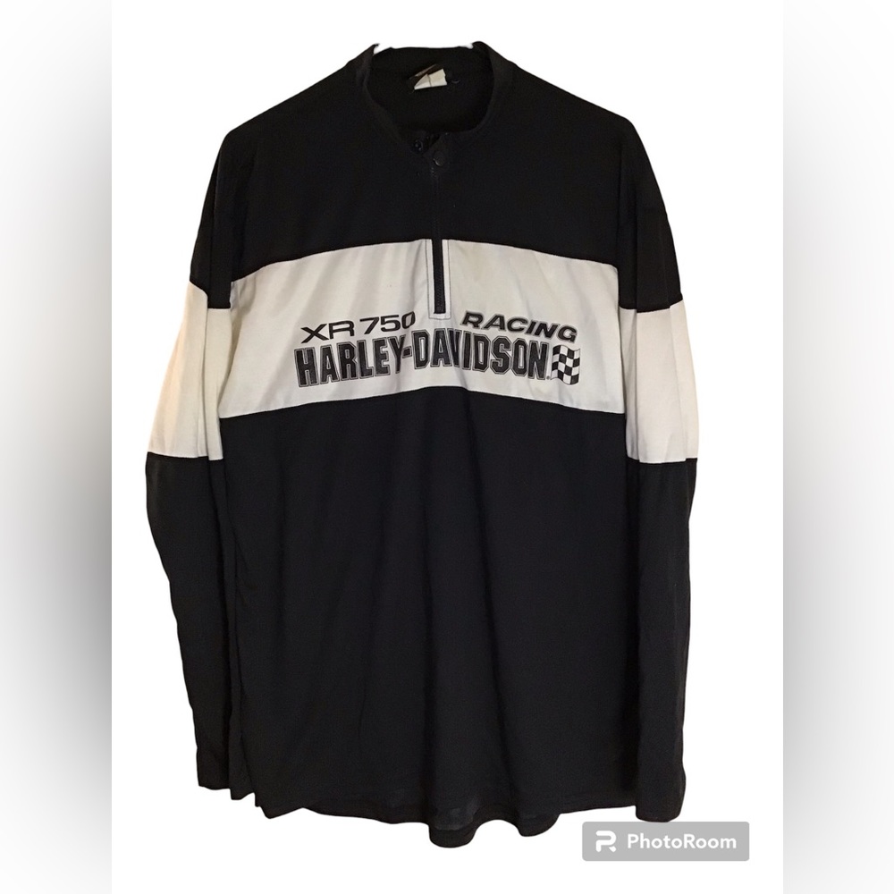 Vintage Harley Davidson Long sleeve Pull over, Size Large
